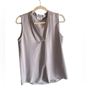 Calvin Clein Gray Sleeveless Top in Size M